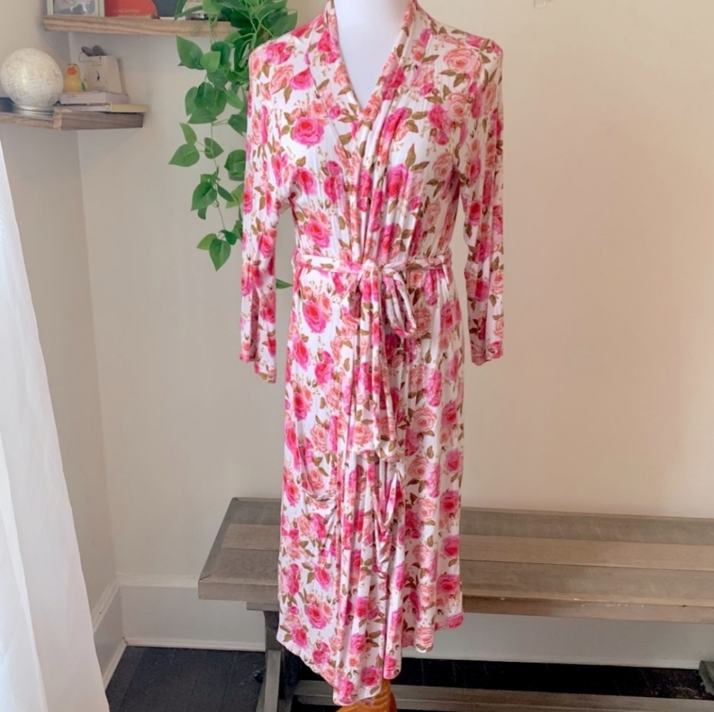 Posh peanut floral robe